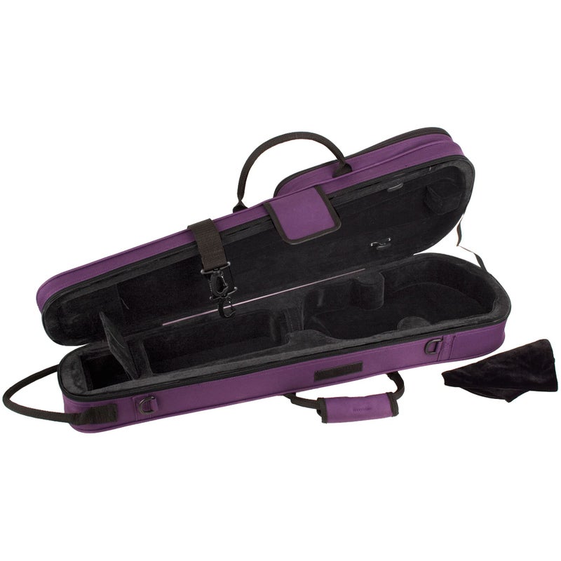 Protec 4/4 Violin Shaped MAX Case, Model MX044PR Purple - Image 3
